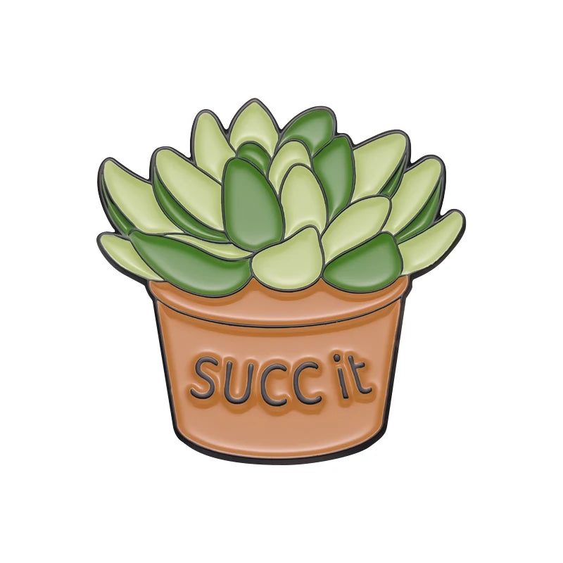 Cute Succulents, Dill With It Pickle, and Funny Egg Pins